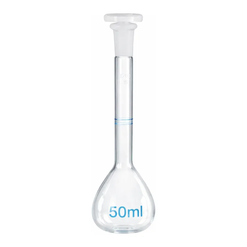 Merck BRAND volumetric flasks with 3 marks, DAkkS-calibrated, BLAUBRAND