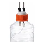 Merck Corning Cap Fitting with 2 Stainless Steel Tubing Ports