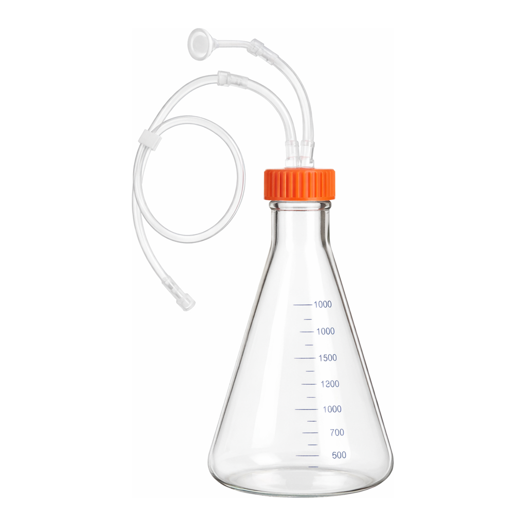 Merck Corning Erlenmeyer flasks
