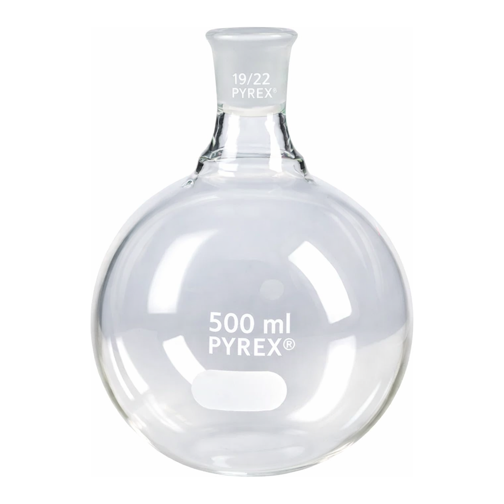 Merck Corning flask, extra deep, 3 baffles, 125 mL, 25 mm