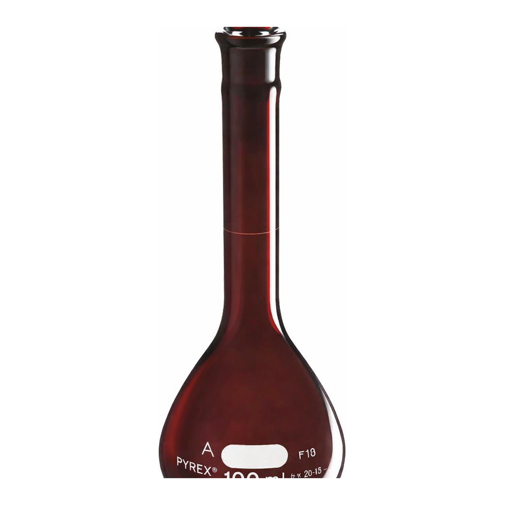 Merck Corning volumetric flask, low actinic, Corning 55635