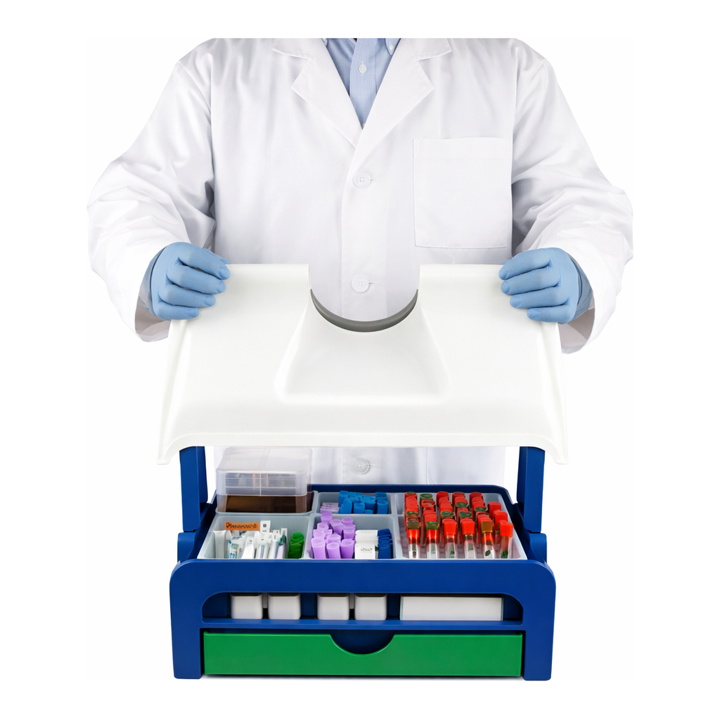Merck Droplet phlebotomy tray cover for the blood collection tray