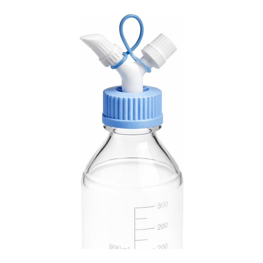 Merck Pyrex Screwcap, bottle pourer with GL 45 screwthread