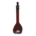 Merck Pyrex class A low-actinic volumetric flask, flask only