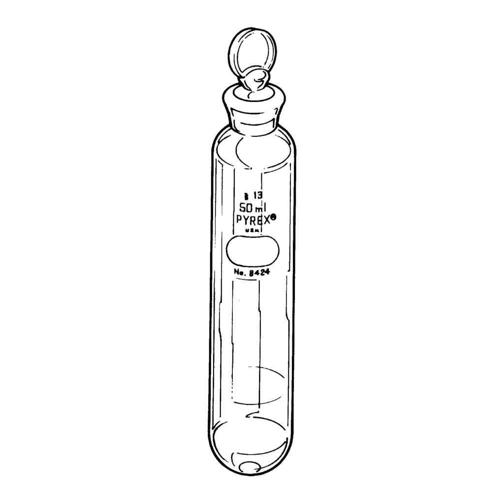 Merck Pyrex round-bottom centrifuge tube