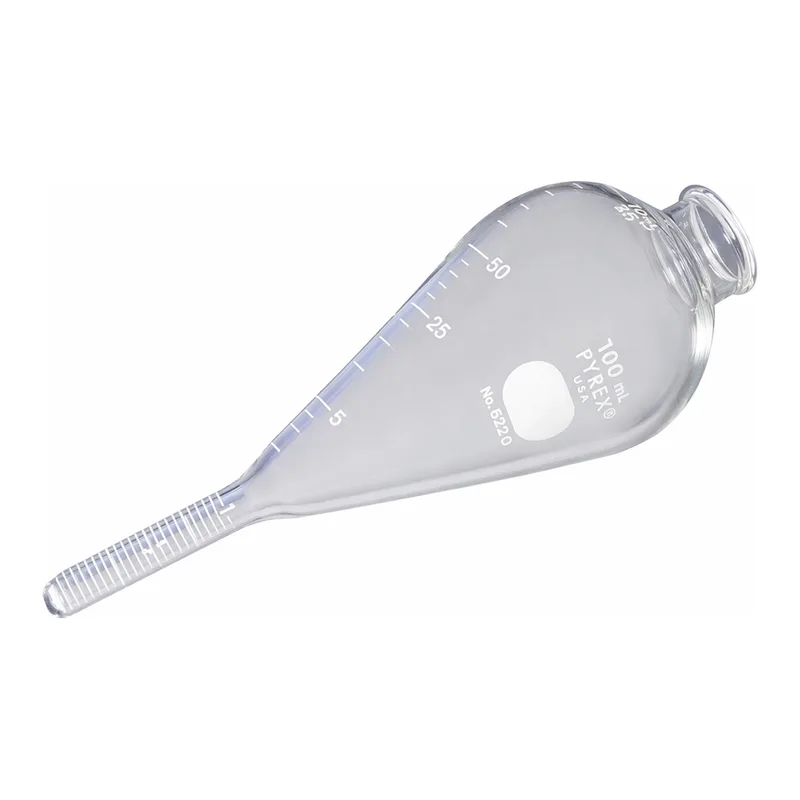 Merck Pyrex pear-shaped graduated centrifuge tube, Goetz