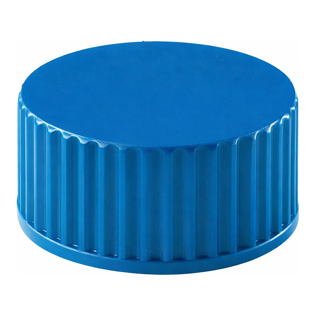 Merck Screw caps, 5/10 mL, blue