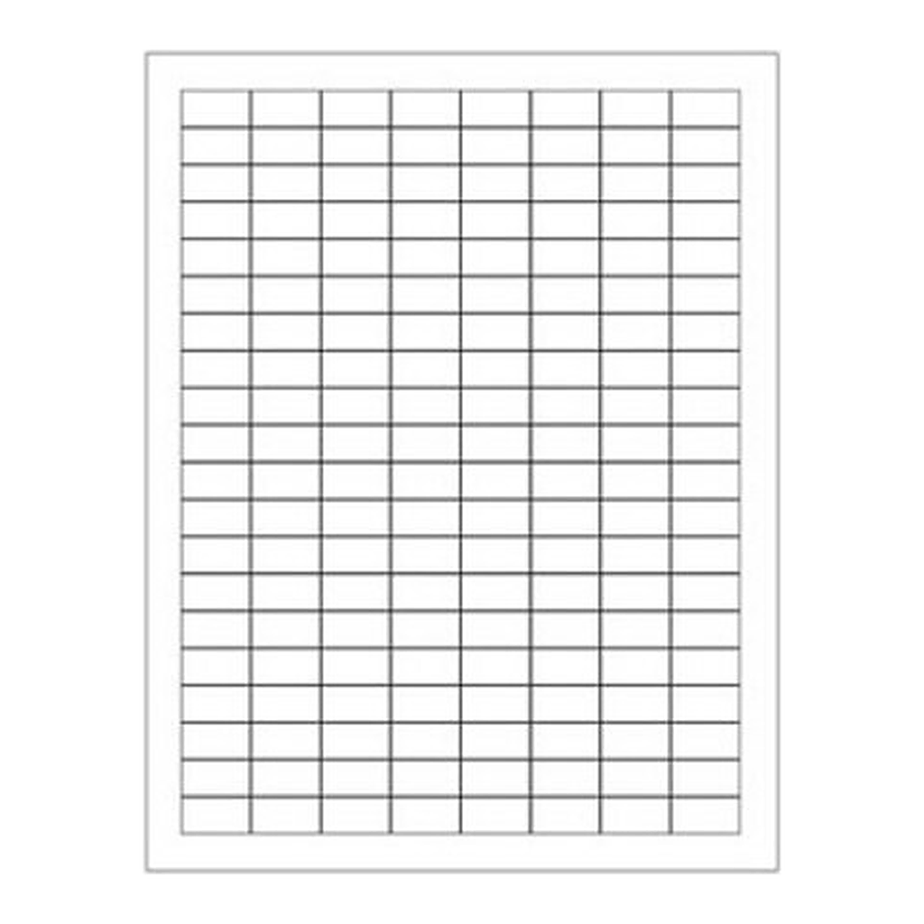 Merck Laser Tough-Tags microcentrifuge tube labels, kiss cut with square corners
