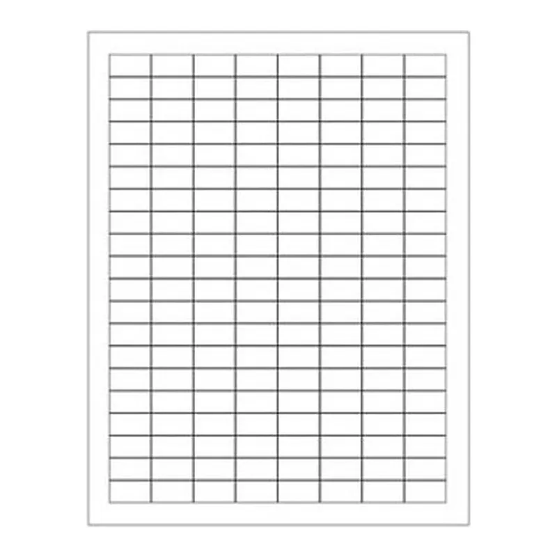 Merck Laser Tough-Tags microcentrifuge tube labels, kiss cut with square corners