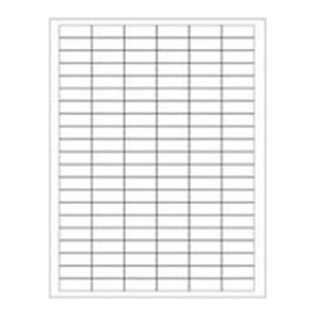 Merck Laser Tough-Tags microcentrifuge tube labels, kiss cut with square corners