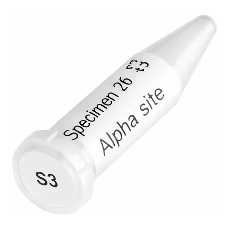 Merck Laser Cryo-Babies and Tough-Spots combo, tube and spot labels, white, 1.28 in x 0.50 in, diam 0.75 in, pack of 1360