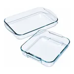 Merck Pyrex glass general purpose dishes