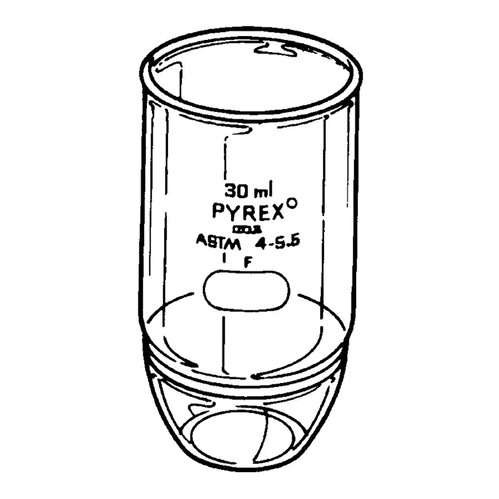 Merck Pyrex Gooch crucible, high form, with fritted disc