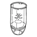 Merck Pyrex Gooch crucible, high form, with fritted disc