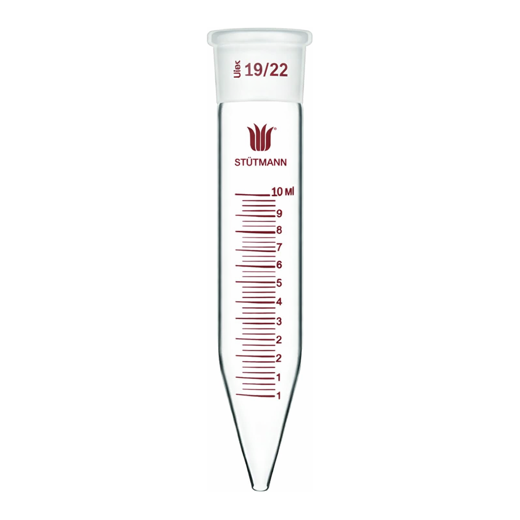 Merck Synthware graduated distillation receiver tube with hooks