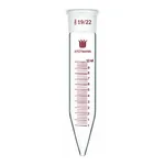 Merck Synthware graduated distillation receiver tube with hooks