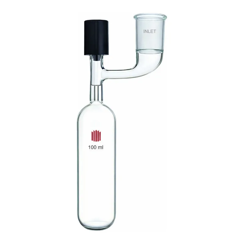 Merck Synthware storage tube with standard taper side arm