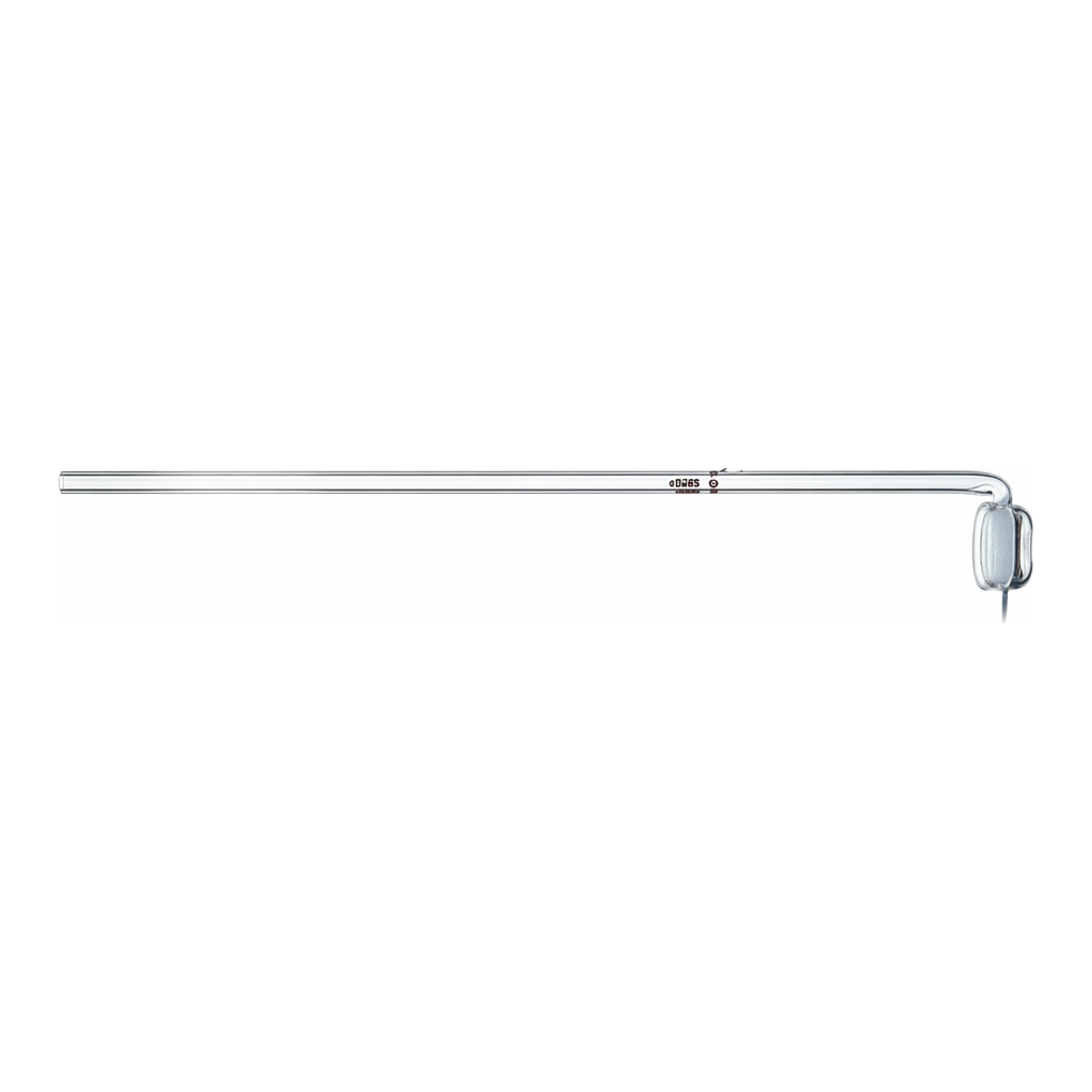 Merck Synthware fritted gas dispersion tube with 90 degree angle