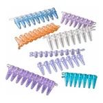 Merck Corning Thermowell PCR 8 well strip tubes with caps