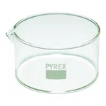 Merck Pyrex Crystallizing dish, flat bottom with spout