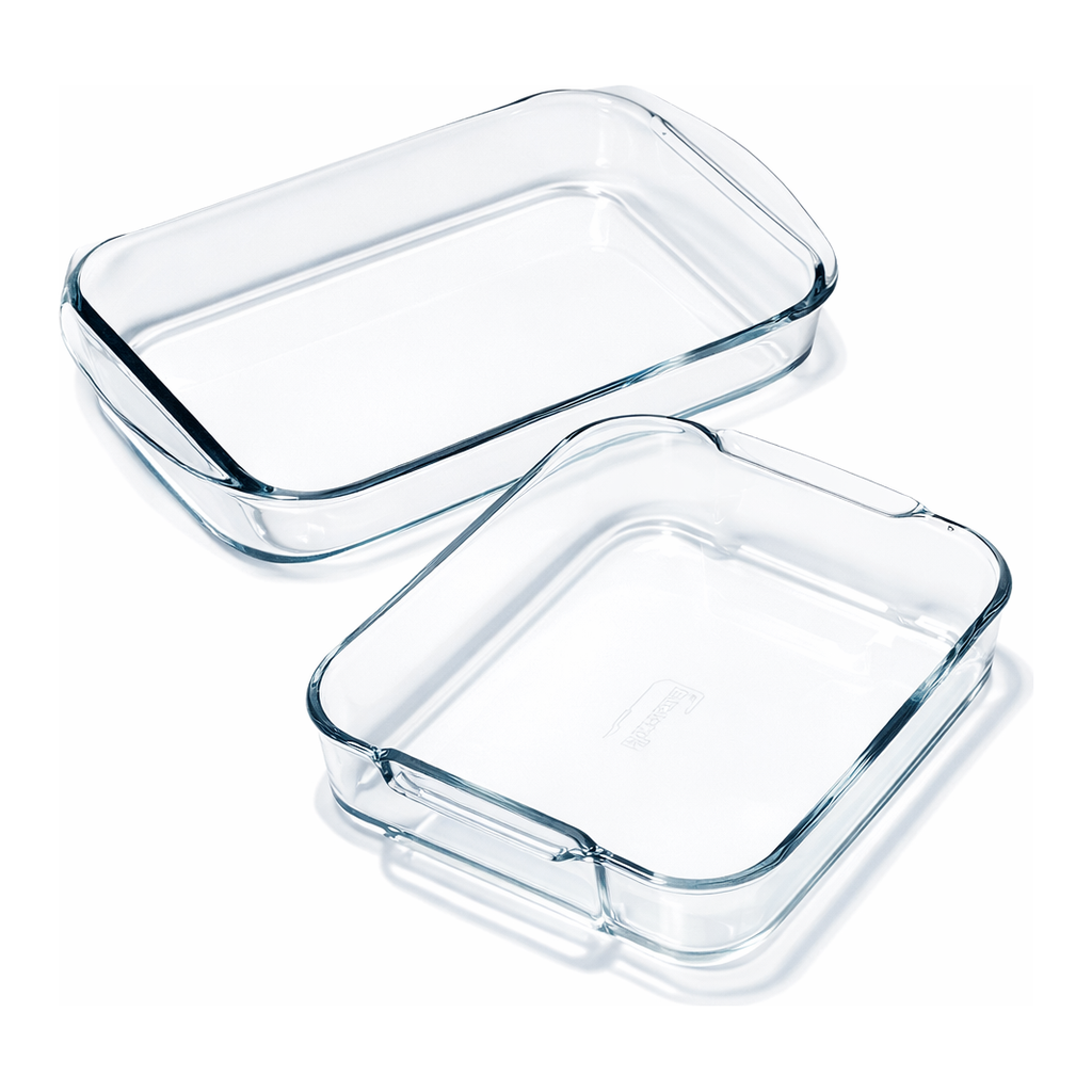 Merck Pyrex glass general purpose dishes