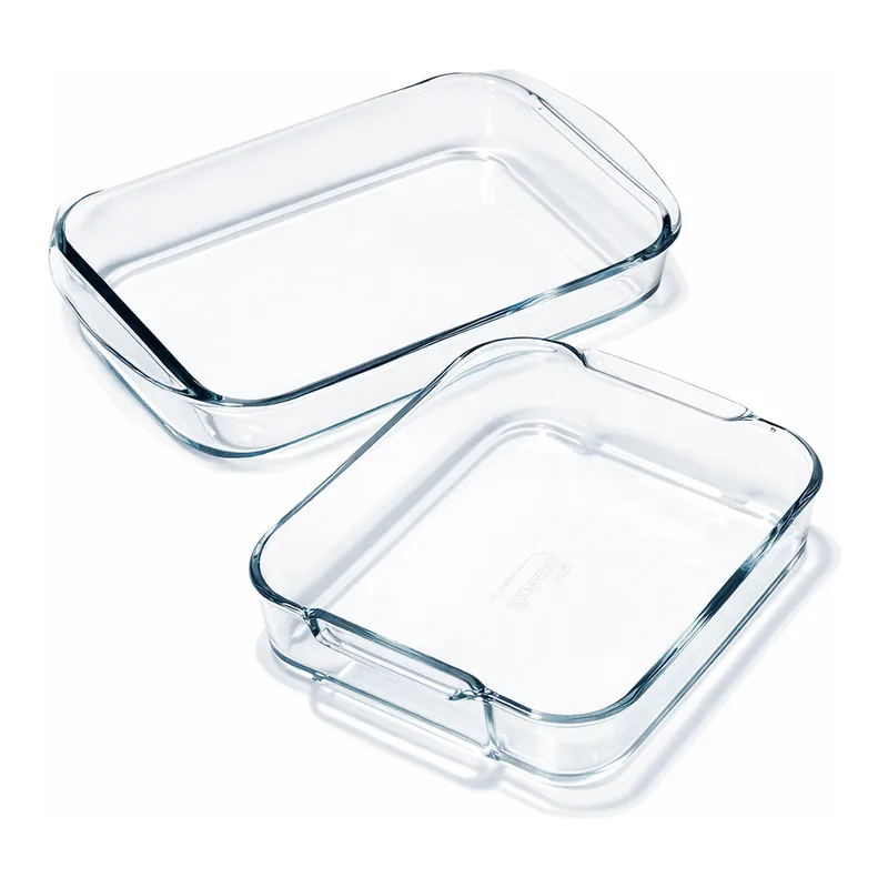 Merck Pyrex glass general purpose dishes