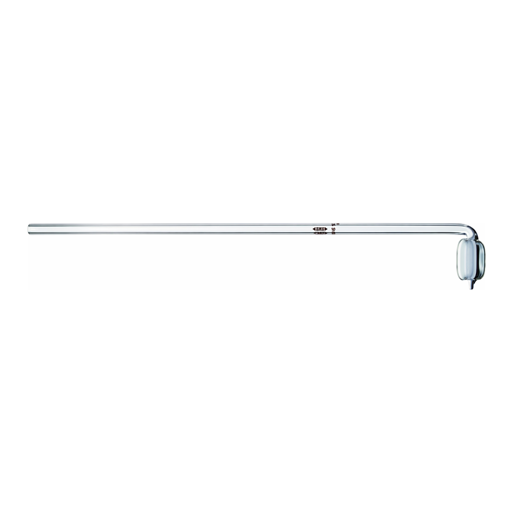 Merck Synthware fritted gas dispersion tube with 90 degree angle