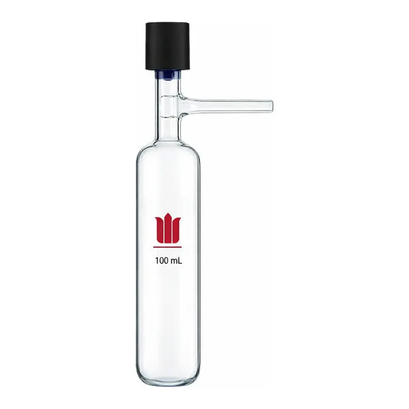 Merck Synthware storage tube with high vacuum valve