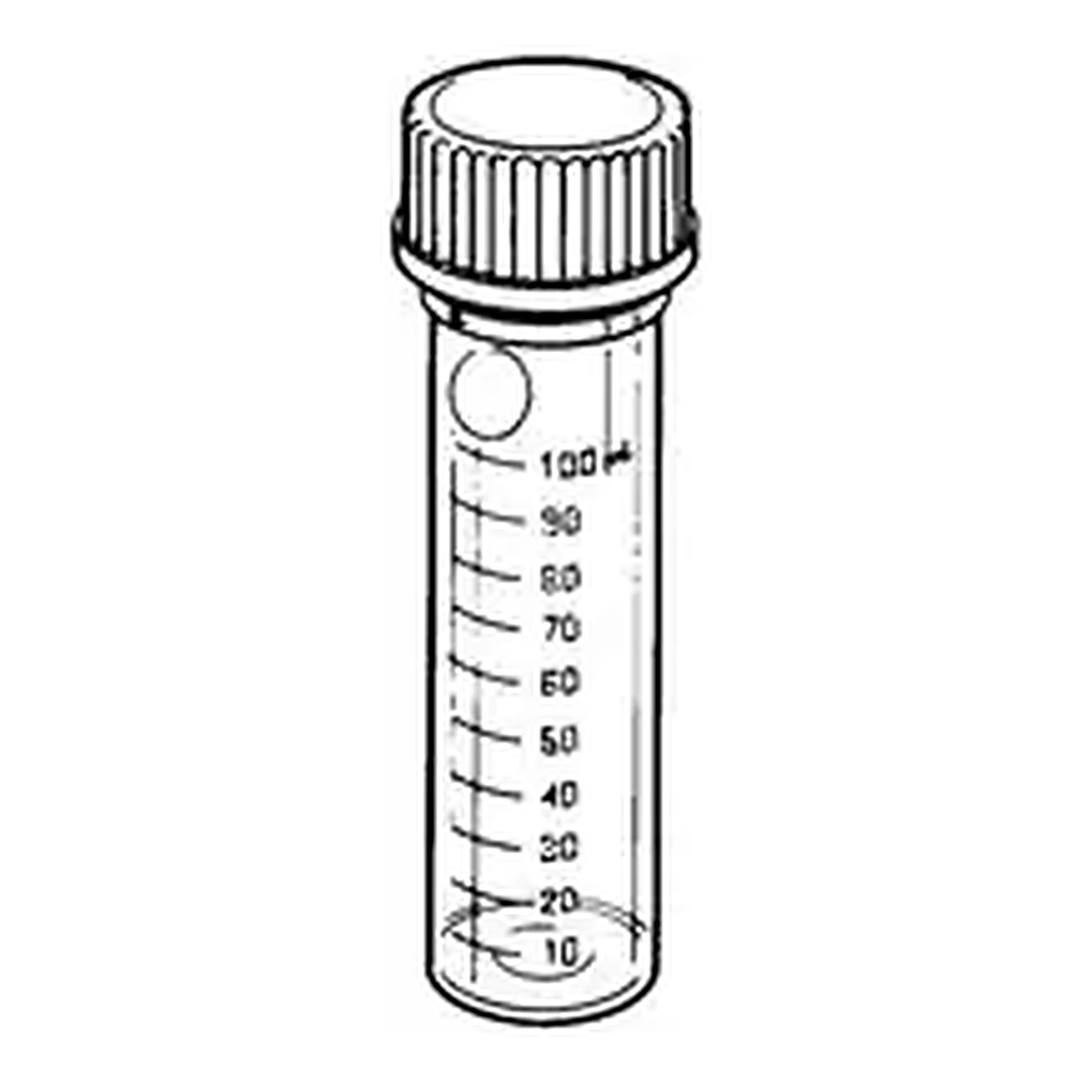 Merck Pyrex hybridization tubes, graduated with screw cap