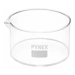 Merck Pyrex Crystallizing dish, flat bottom with spout