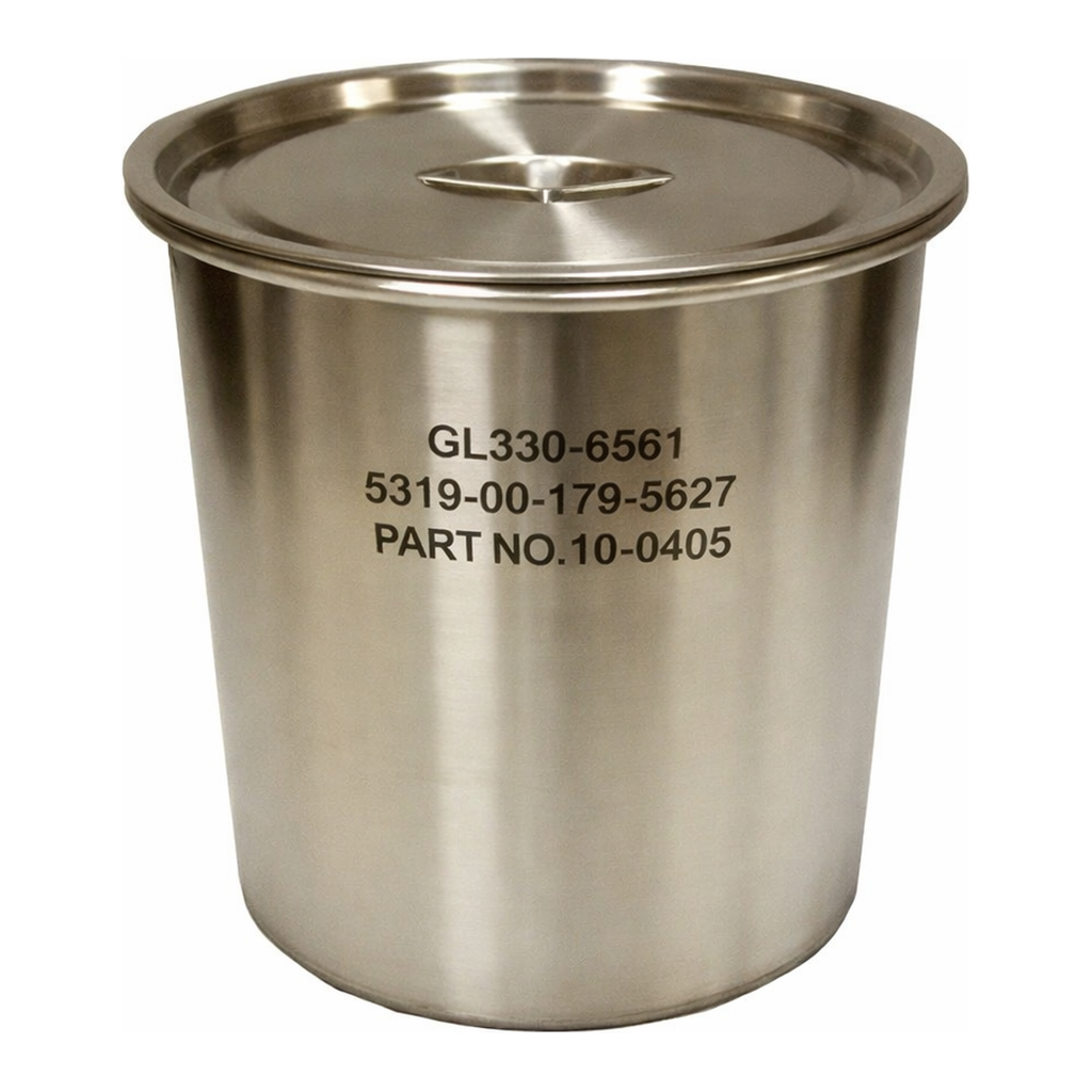 Merck Stainless steel straight side storage container
