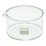 Merck Pyrex Crystallizing dish, flat bottom with spout