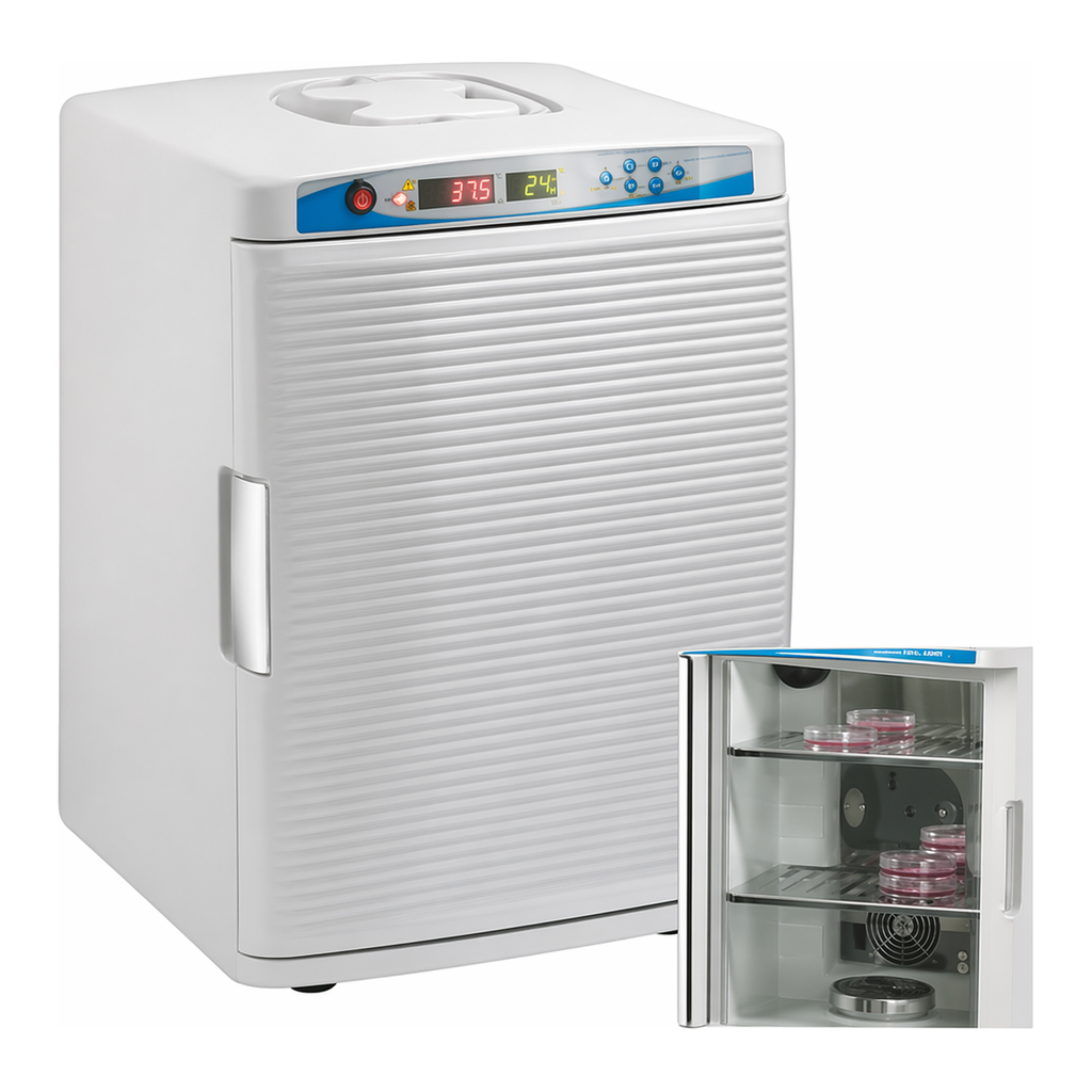 Merck MyTemp Mini CO2 Digital Incubator, includes two stainless steel shelves