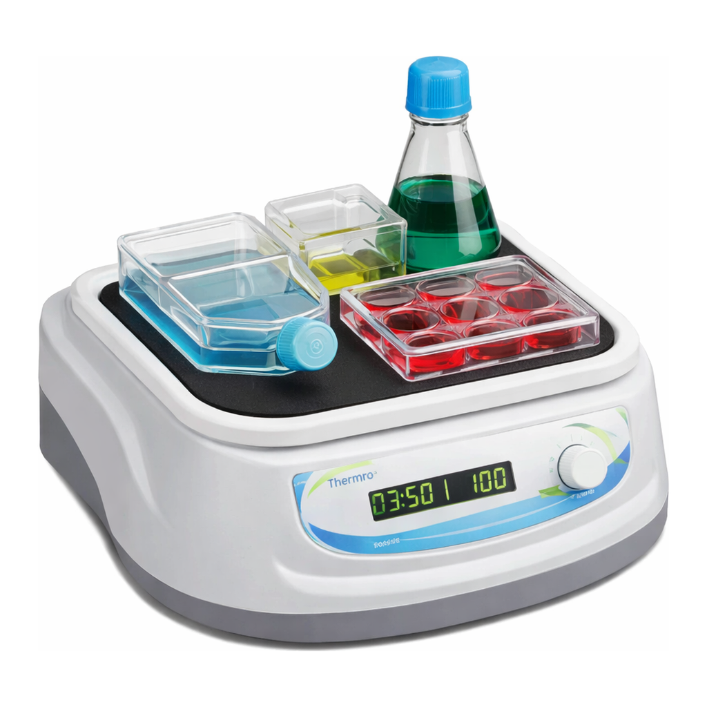 Merck Orbi-Shaker JR.′ orbital shaker with flat mat platform