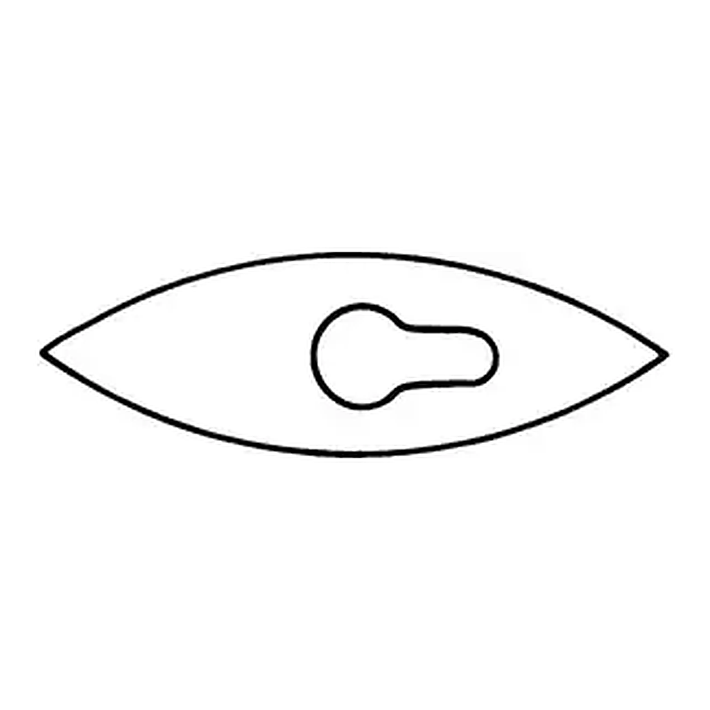 Merck Ace double-arc PTFE stirrer blade