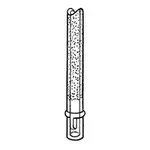 Merck Ace precision-ground, solid-glass shaft