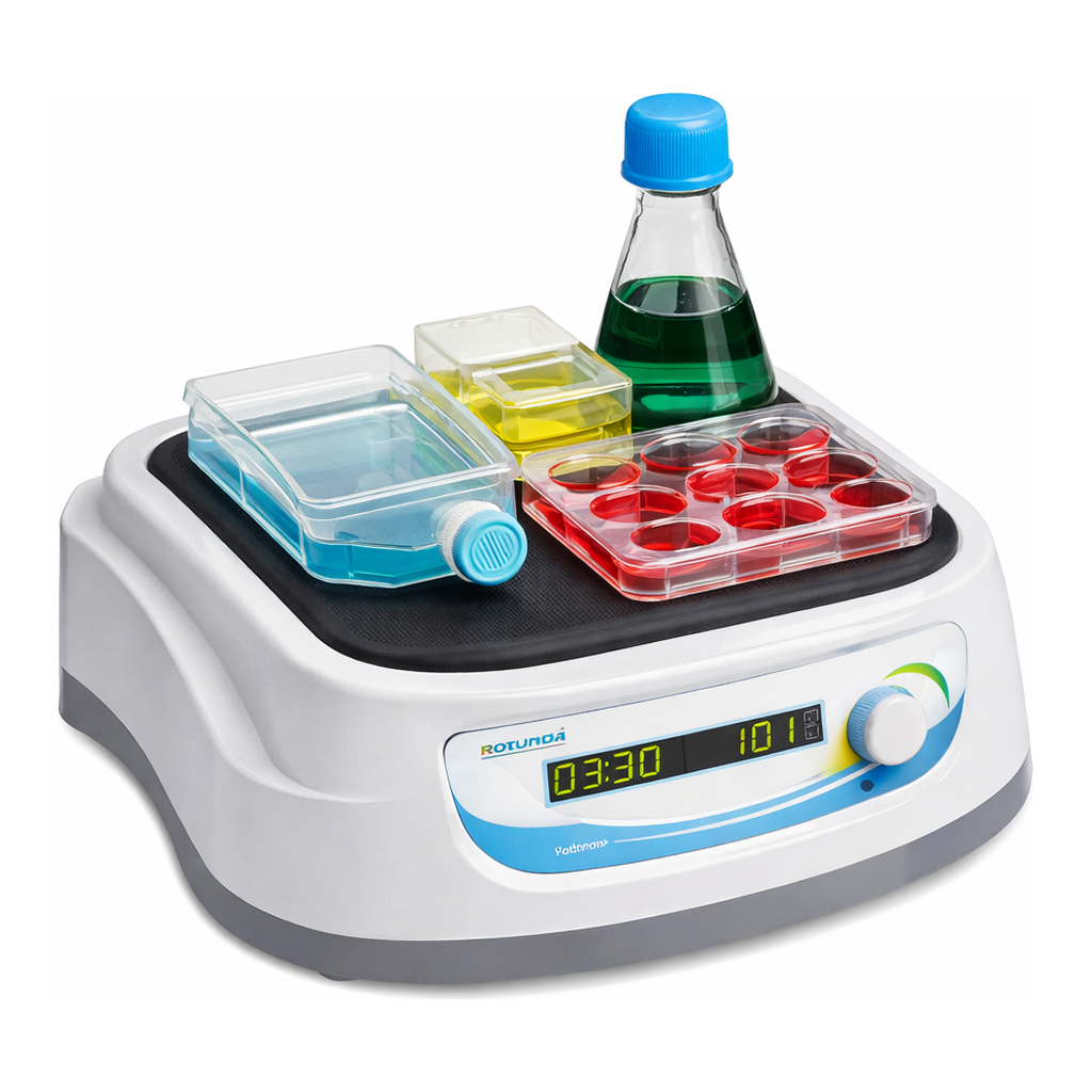 Merck Orbi-Shaker JR.′ orbital shaker with flat mat platform