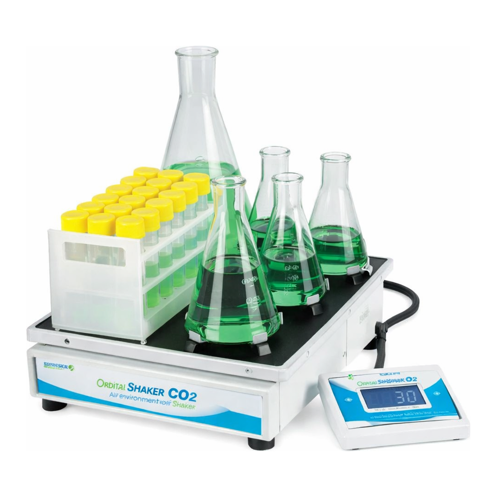 Merck Orbi-Shaker CO2 with remote controller and rubber mat platform
