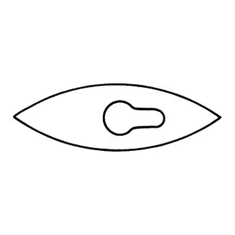 Merck Ace double-arc PTFE stirrer blade