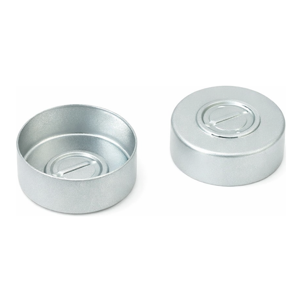 Merck Aluminum crimp seal (without septum), silver aluminum