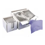 Merck Speedy-Foil aluminium squares interleaved with paper