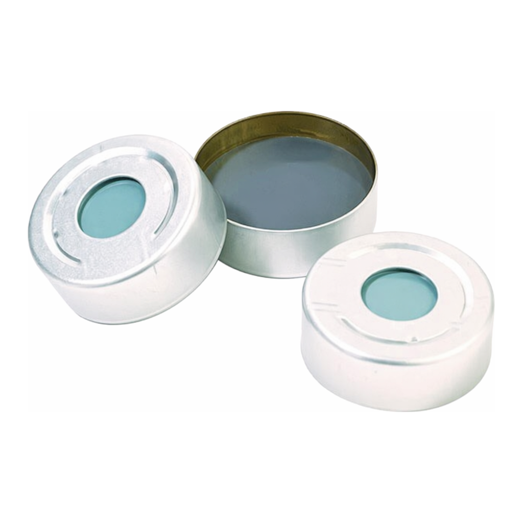 Merck Aluminum crimp seal (without septum), silver aluminum
