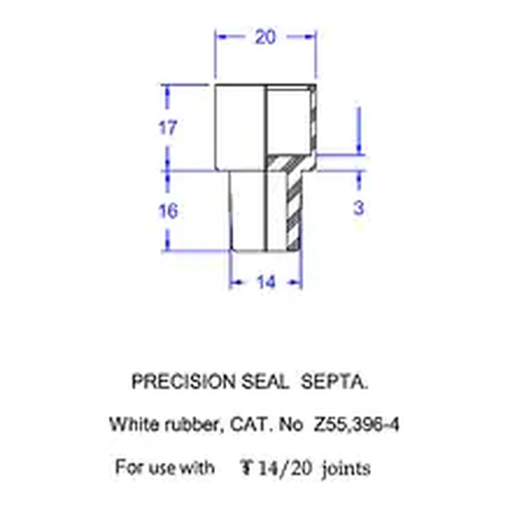 Merck Precision Seal rubber septa