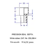 Merck Precision Seal rubber septa