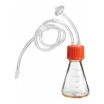 Merck Corning Erlenmeyer flask, with aseptic connector