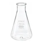 Merck Pyrex baffled Erlenmeyer flask