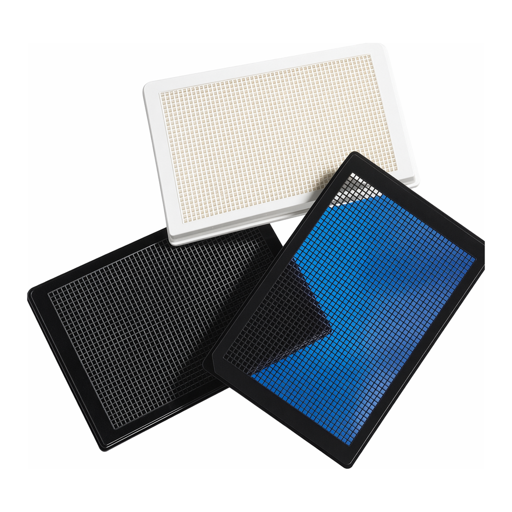 Merck Corning 1536 well plates, cyclic olefin co-polymer