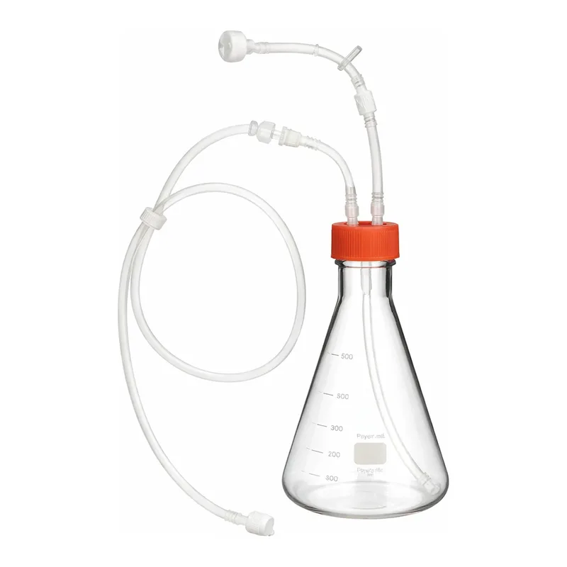 Merck Corning closed system Erlenmeyer flask
