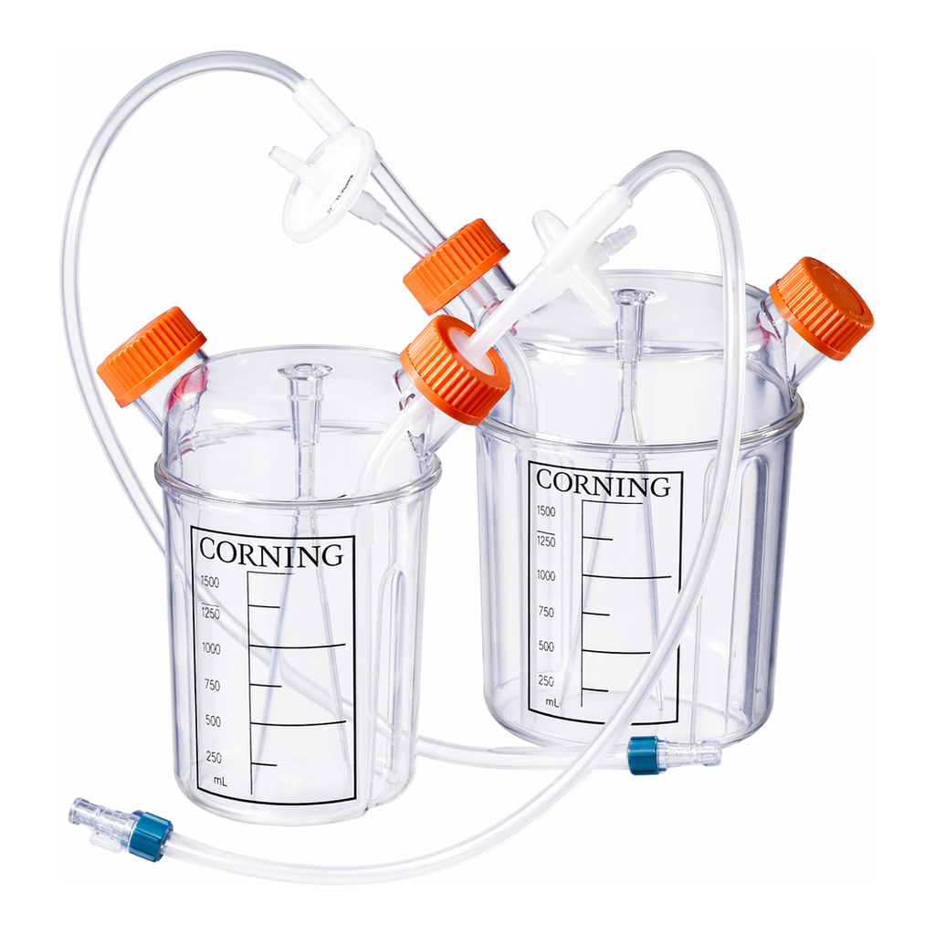 Merck Corning closed system spinner flask