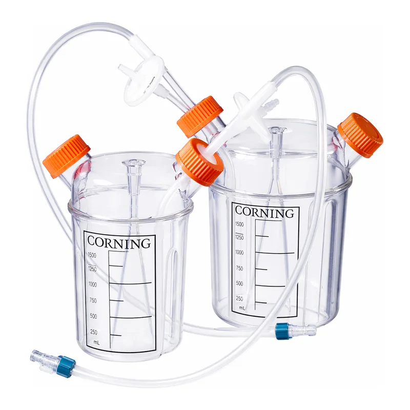 Merck Corning closed system spinner flask